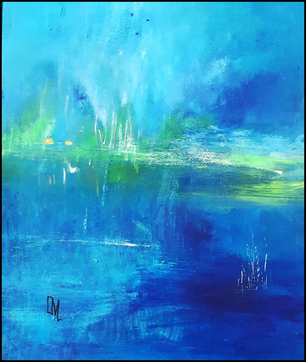 CÉRULÉEN , de Danièle Mercier-Lutz The Art Cycle