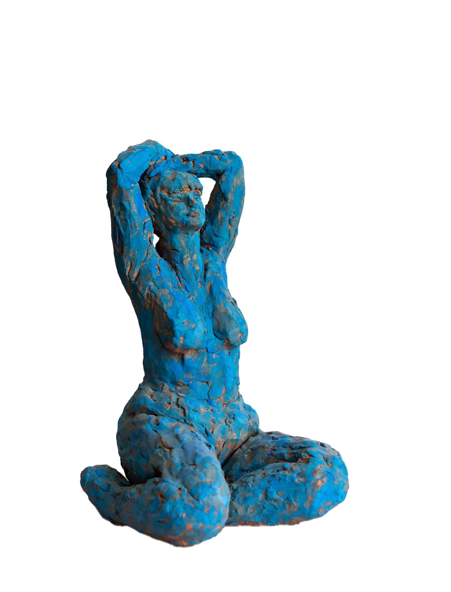Elévation en bleu, de Dominique Ganiage The Art Cycle