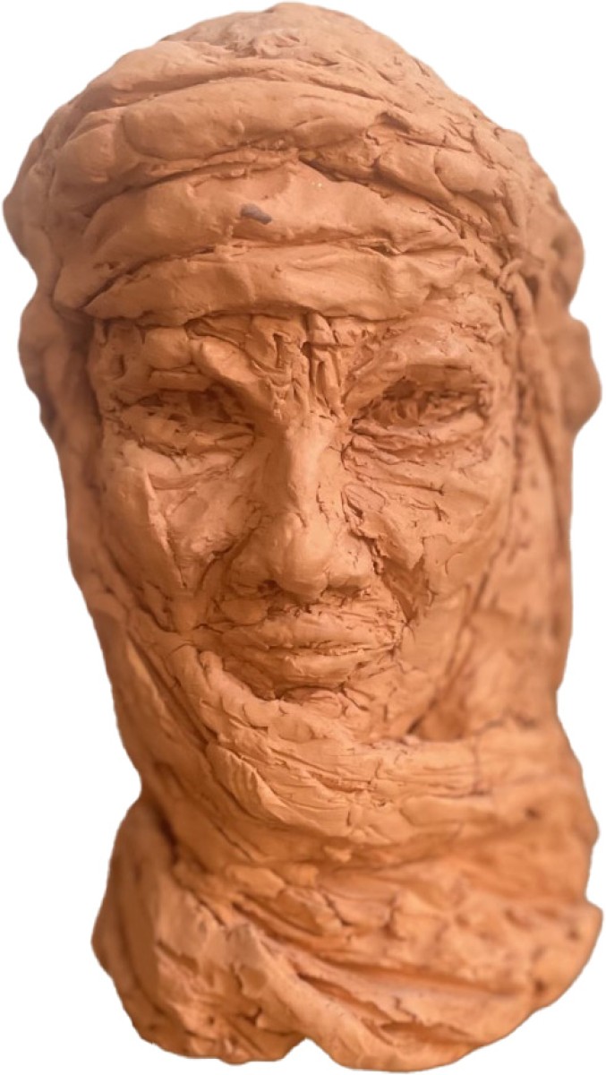 L'homme bleu, de Dominique Ganiage The Art Cycle