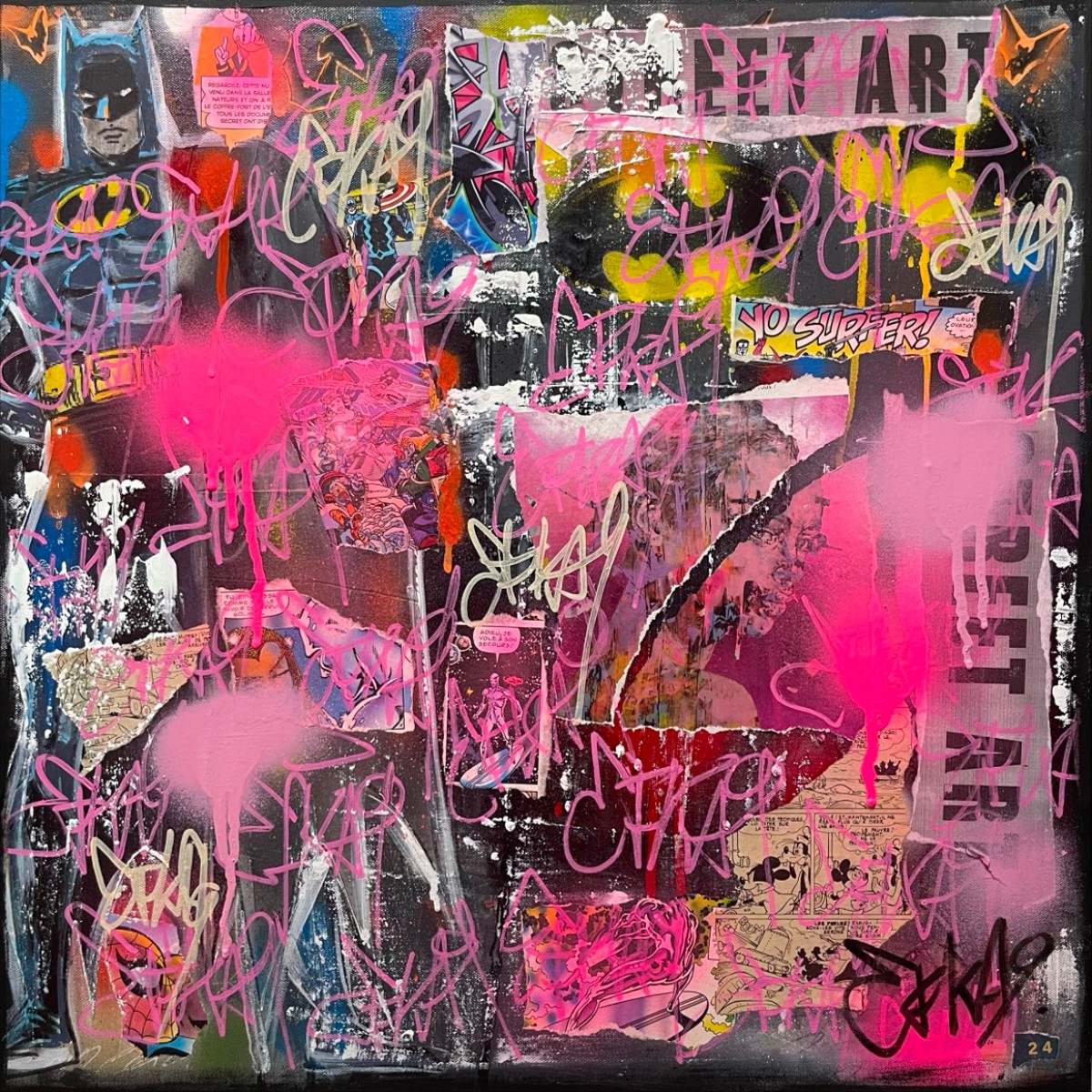 Pink Street Art, de Efka9 . The Art Cycle