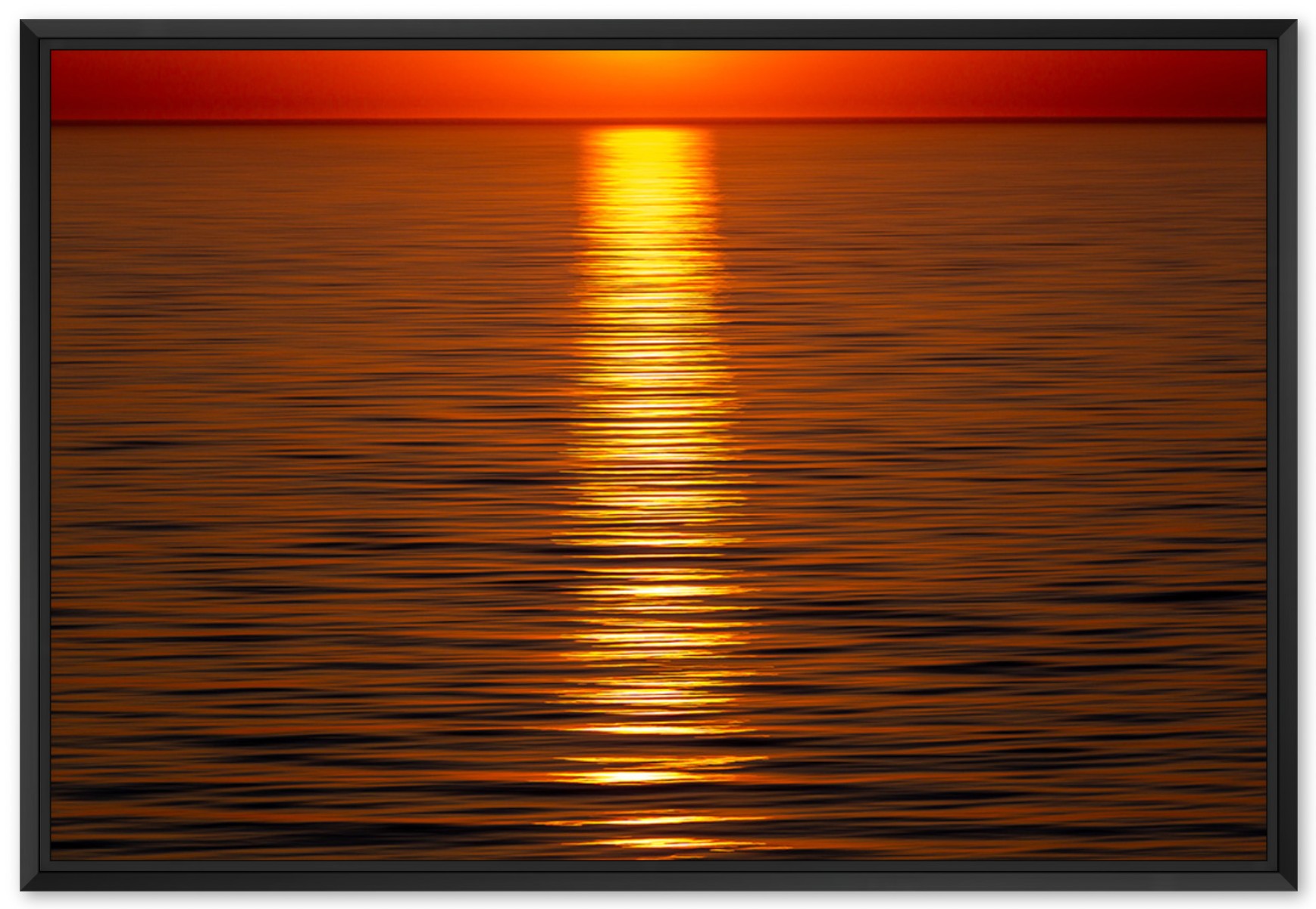 Coucher du soleil sur la mer, de Fan LI The Art Cycle