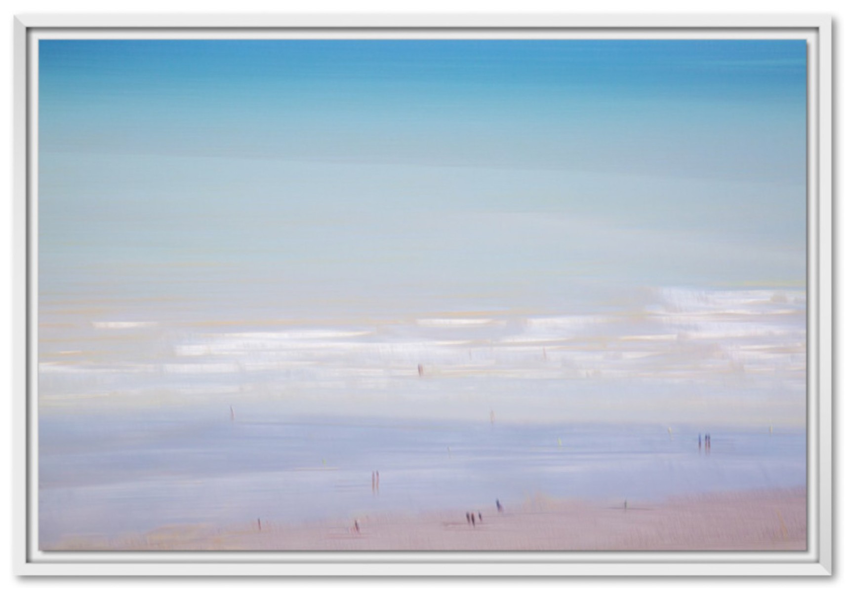 La plage au Tréport, de Fan LI The Art Cycle