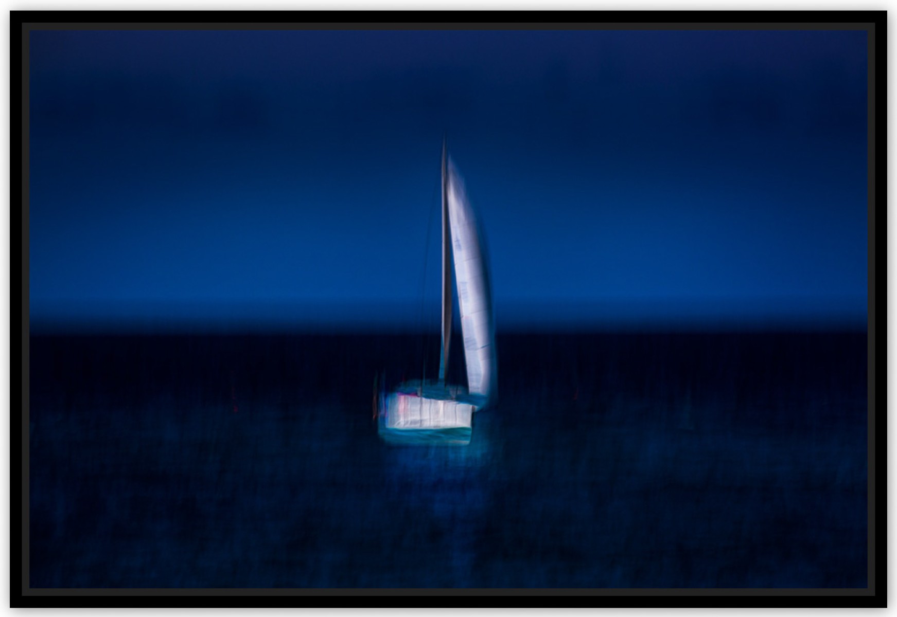 Voilier dans la nuit, de Fan LI The Art Cycle