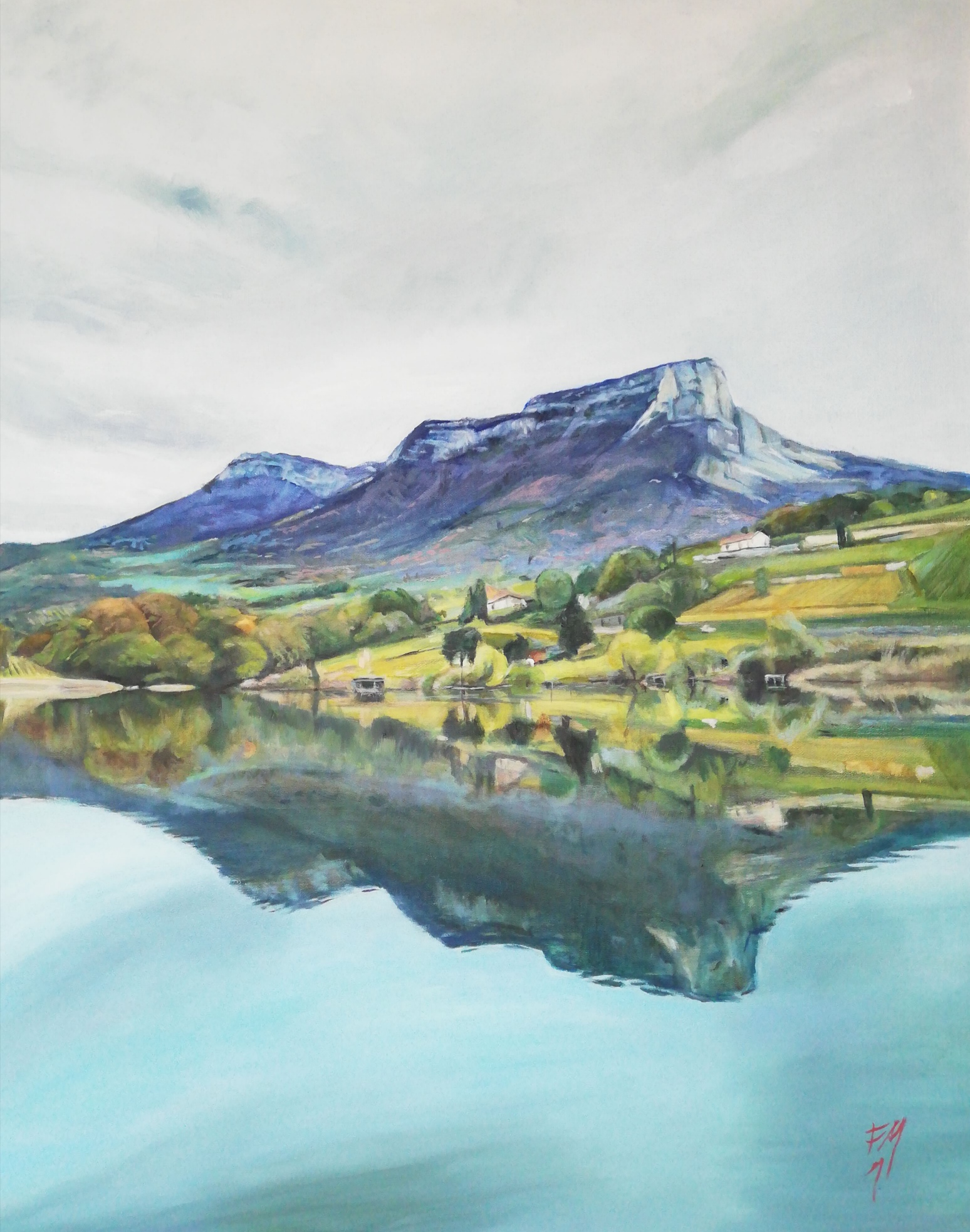 Reflet du Granier, de Florence Maussenet The Art Cycle