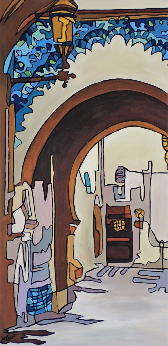 Au fond de la cour, de Florence Tedeschi The Art Cycle