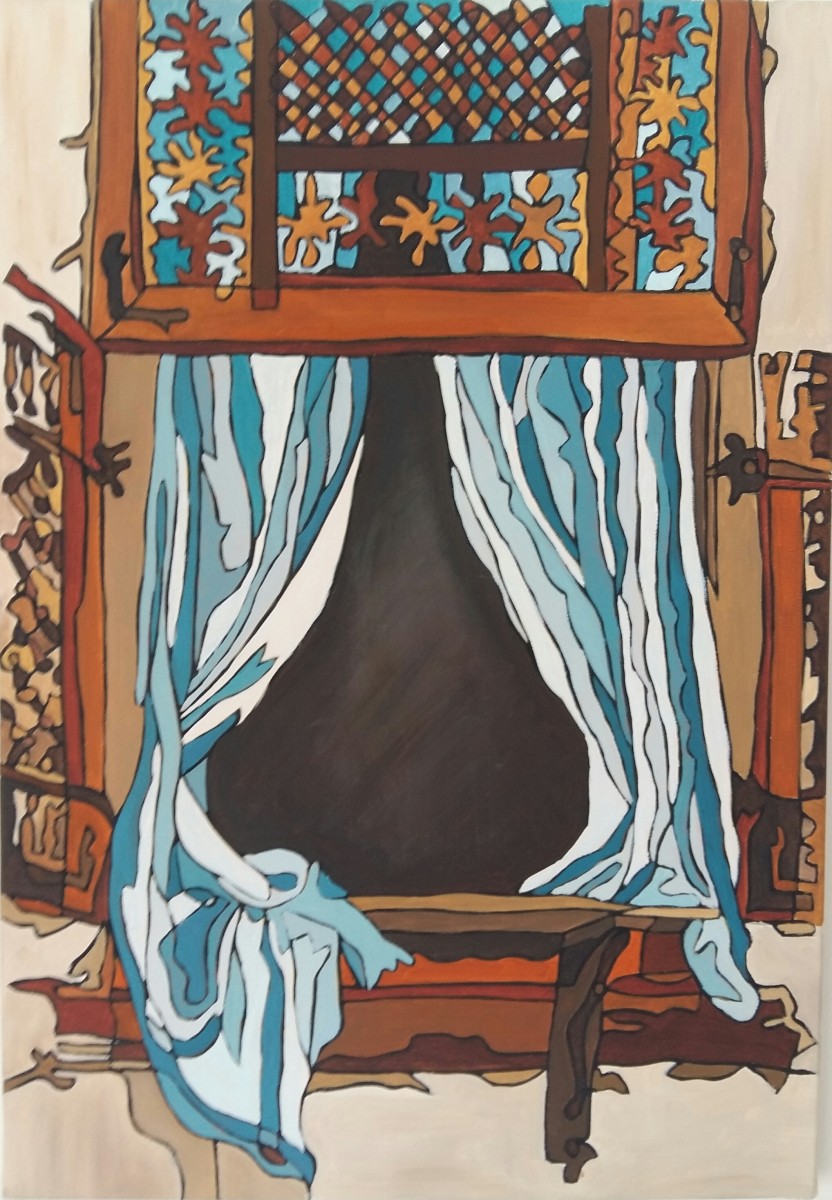 Derrière le rideau, de Florence Tedeschi The Art Cycle