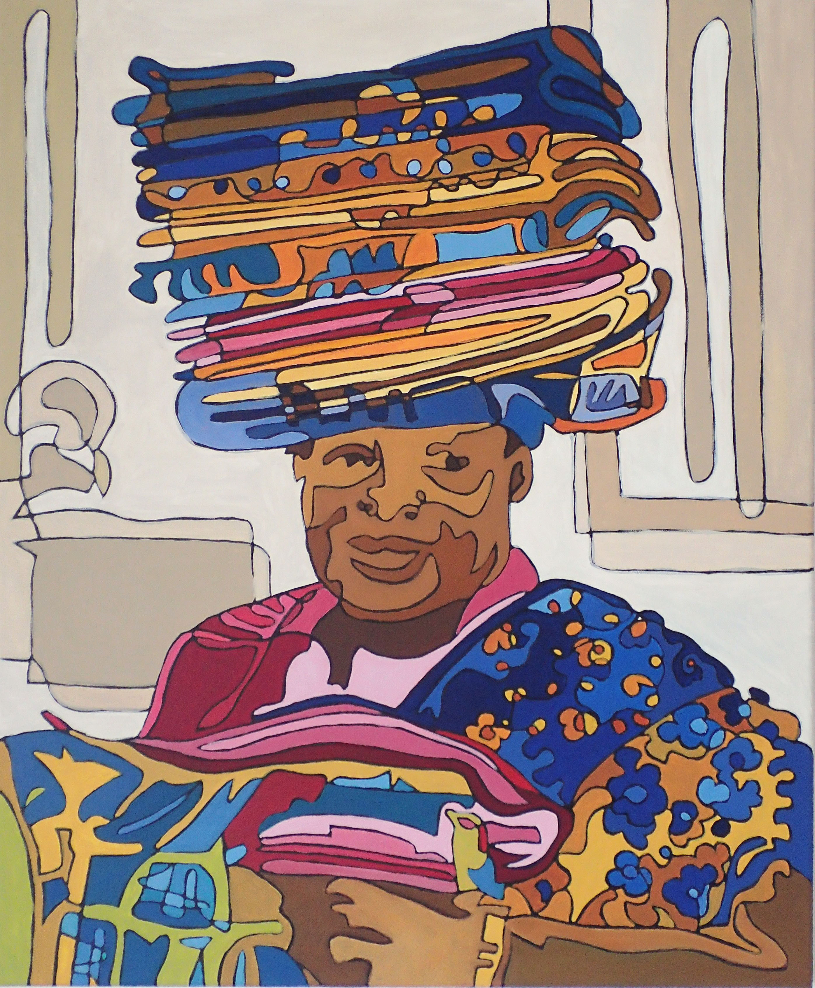 florencetedeschi oumou peinture portrait theartcycle photo_principale.jpg The Art Cycle