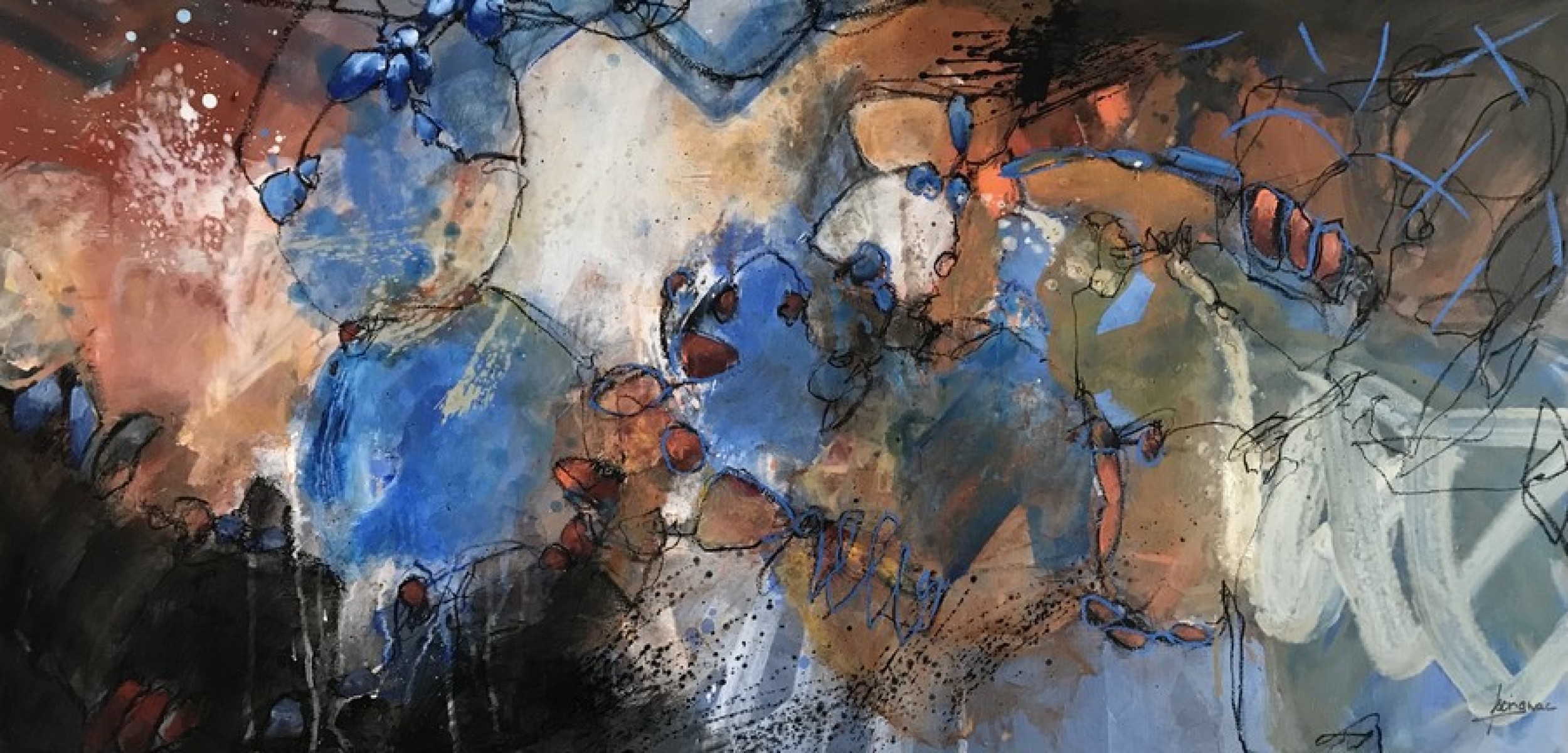 Earth And Water, de Francine Scrignac The Art Cycle