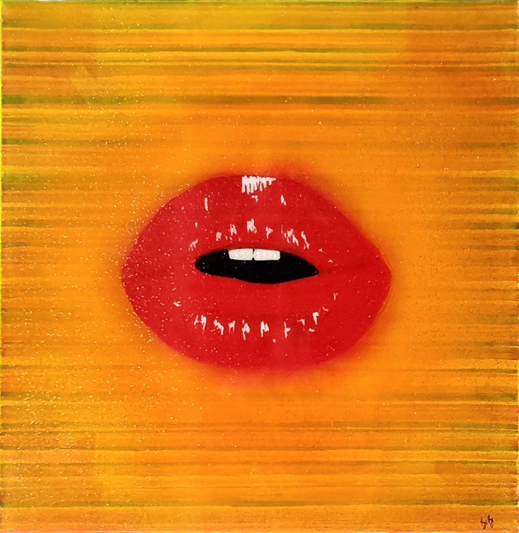 franck_lobbe kiss_1 peinture pop_art theartcycle photo_principale.jpg The Art Cycle