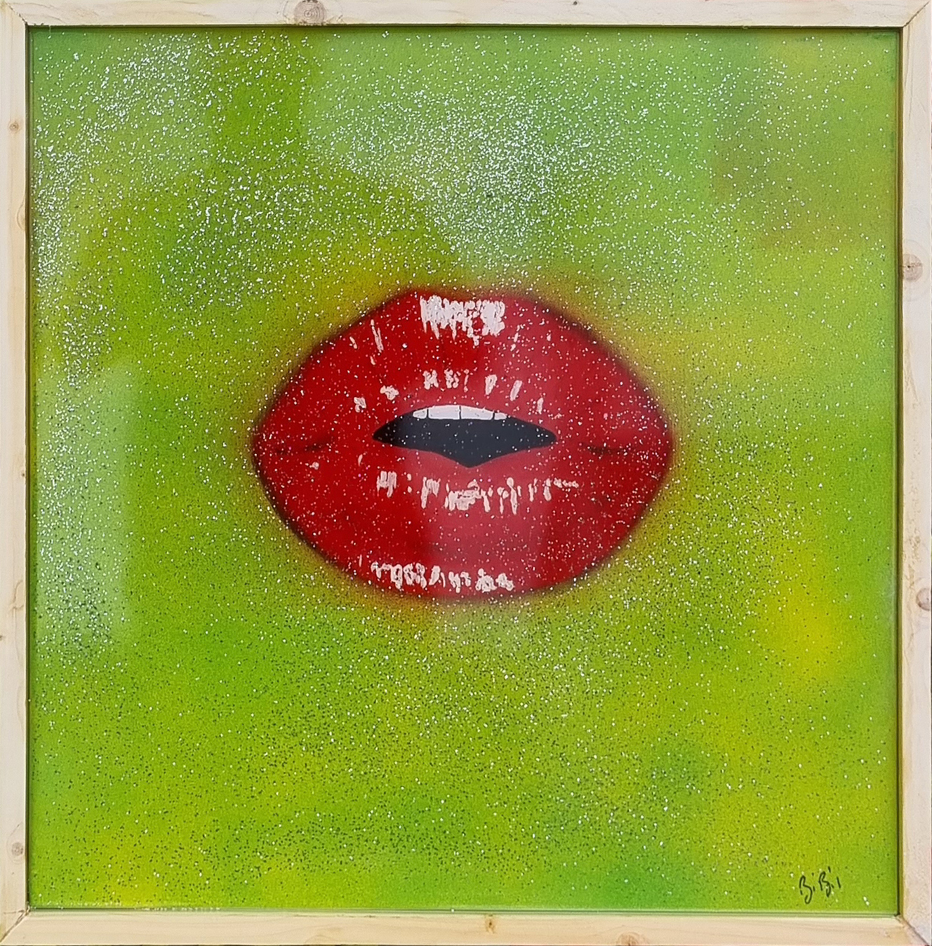 franck_lobbe kiss_2 peinture abstrait theartcycle photo_principale.jpg The Art Cycle