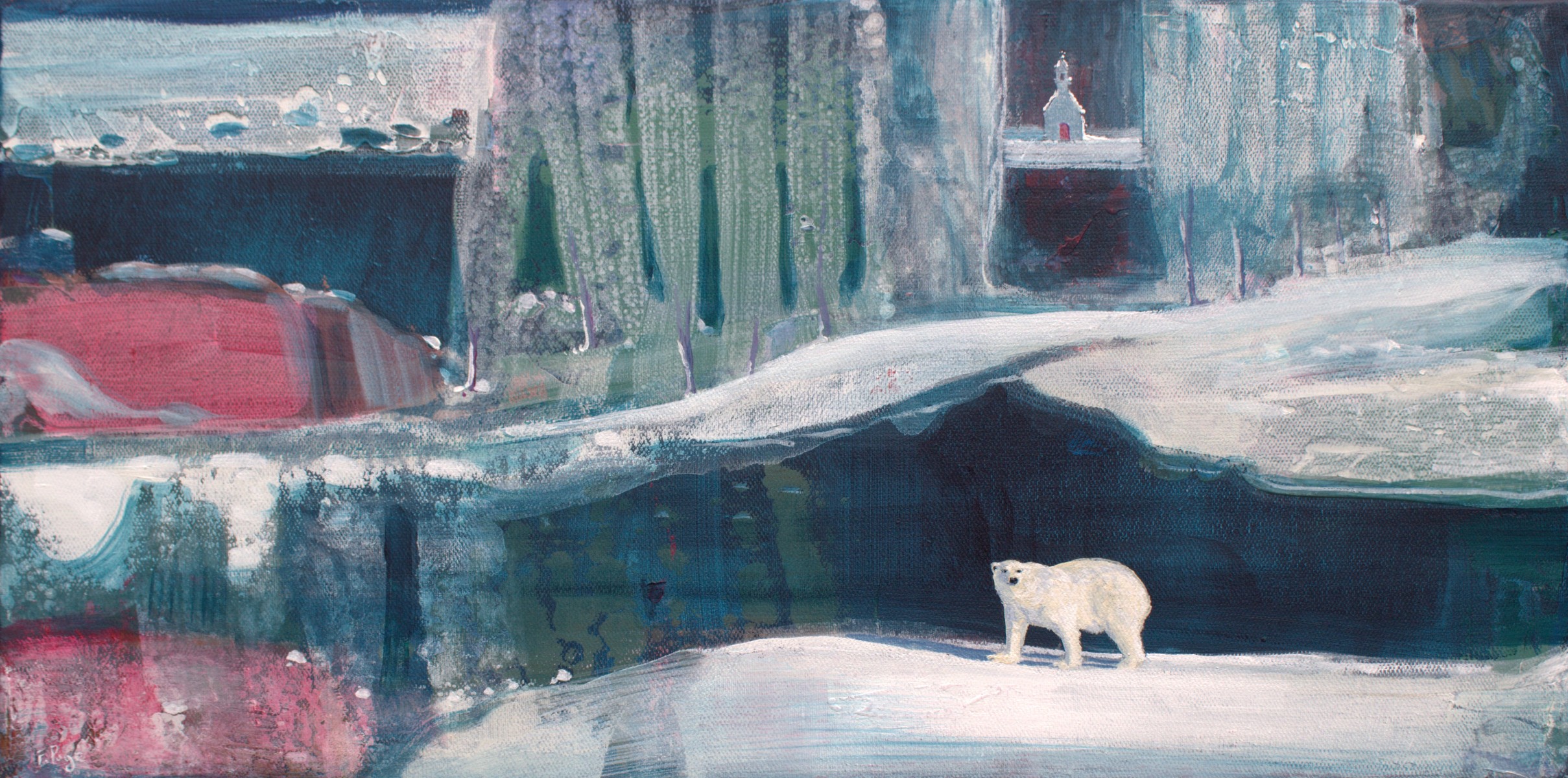 Alors que la nuit silencieuse tapissait, de François Pagé The Art Cycle