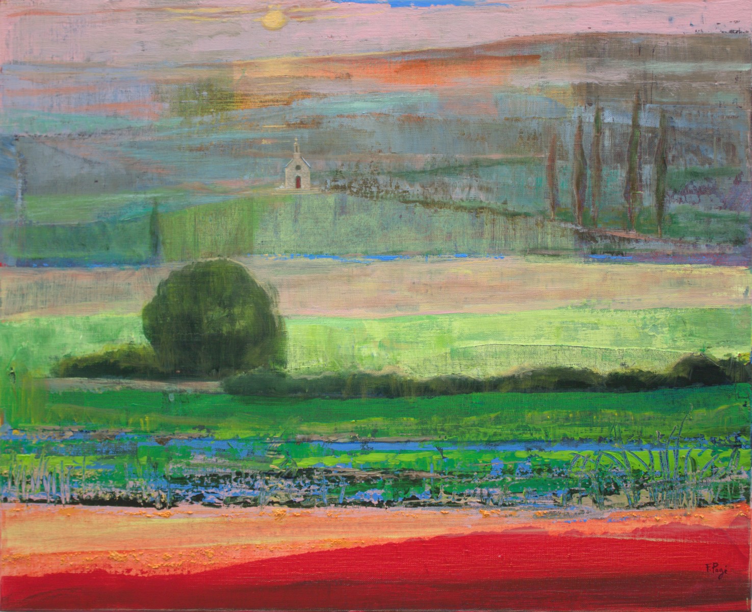 Au loin sur la colline, la clef du ciel., de Francois Pagé The Art Cycle