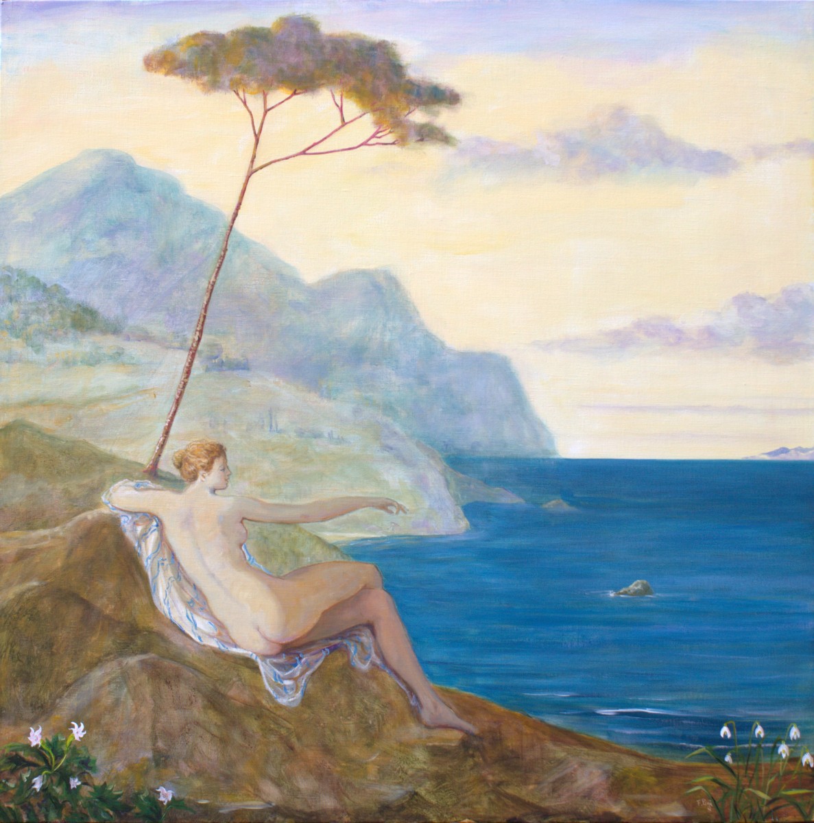 Circé regardant s'éloigner Ulysse, de François Pagé The Art Cycle