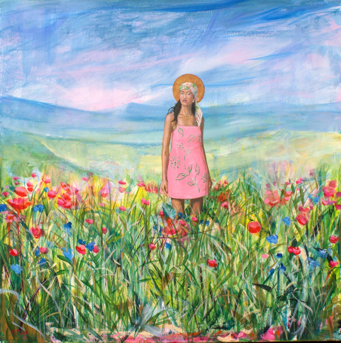  Flore attendant son rdv avec le Zéphyr., de François Pagé The Art Cycle