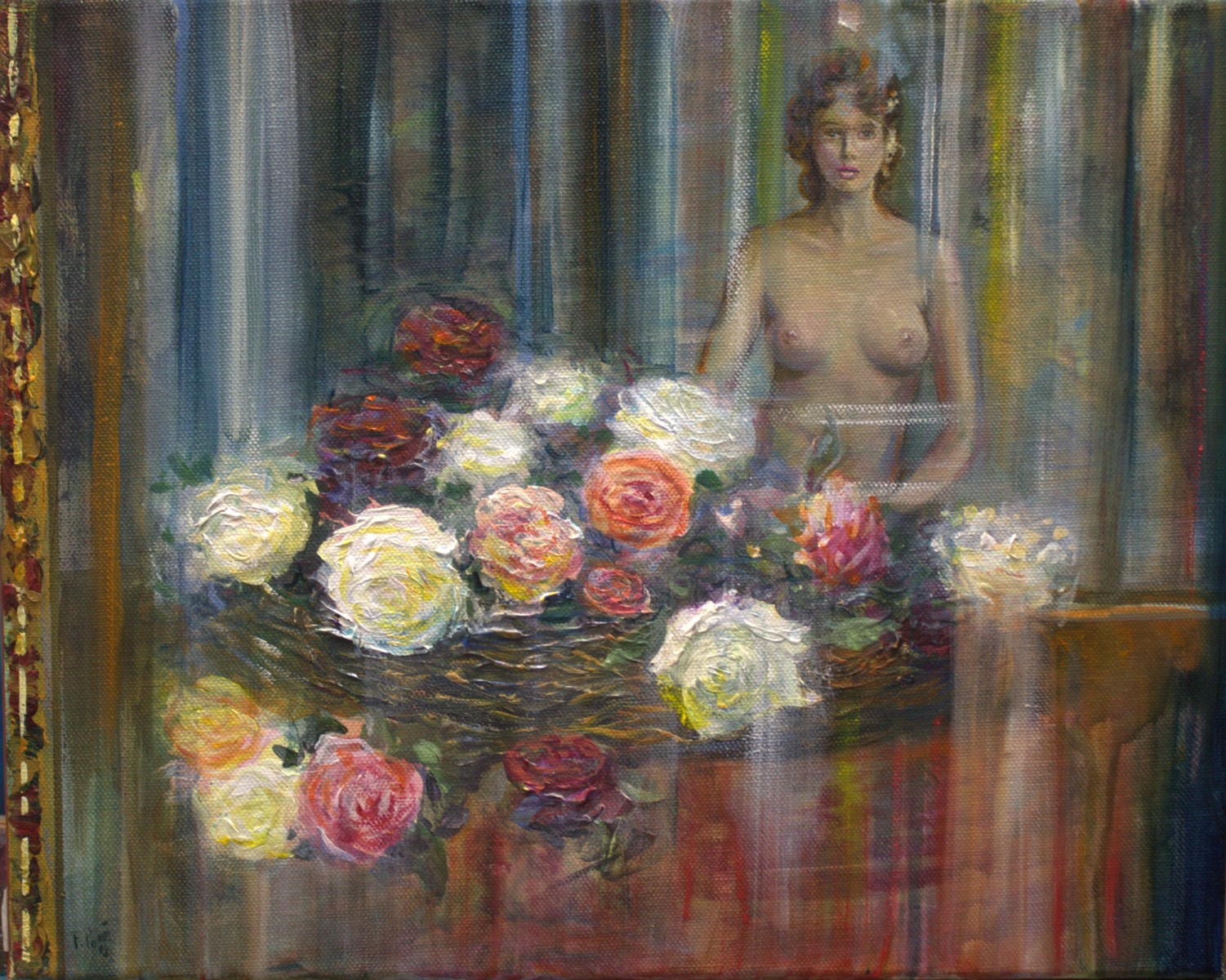 Le doute. Flore devant le miroir doutant, de François Pagé The Art Cycle