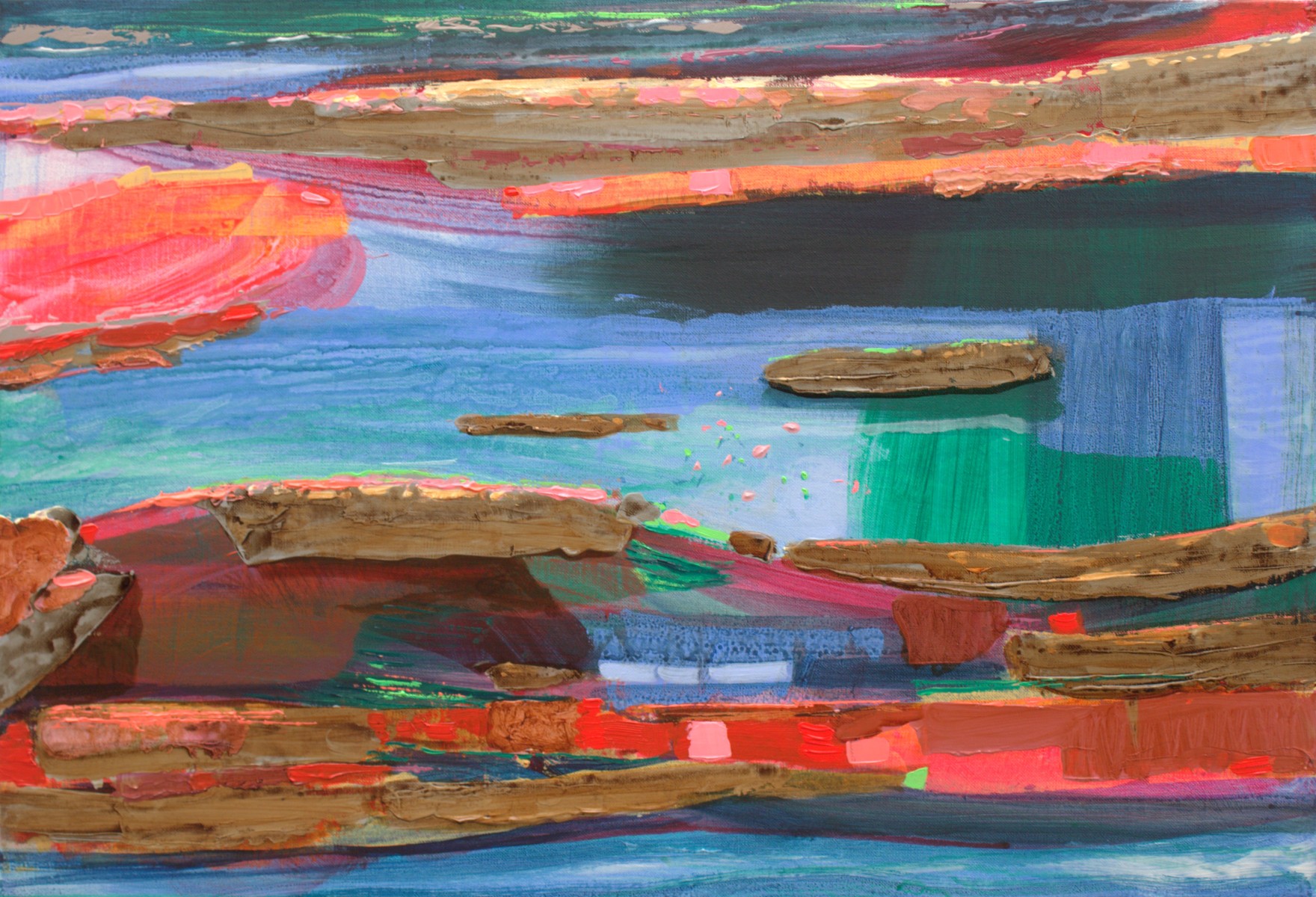  Le fleuve avait déposé sur les îles, de François Pagé The Art Cycle