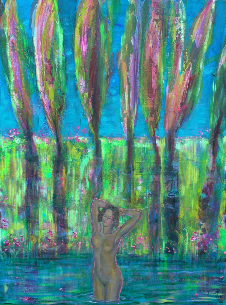 Parfois l’été, Diane offrait tout son..., de François Pagé The Art Cycle