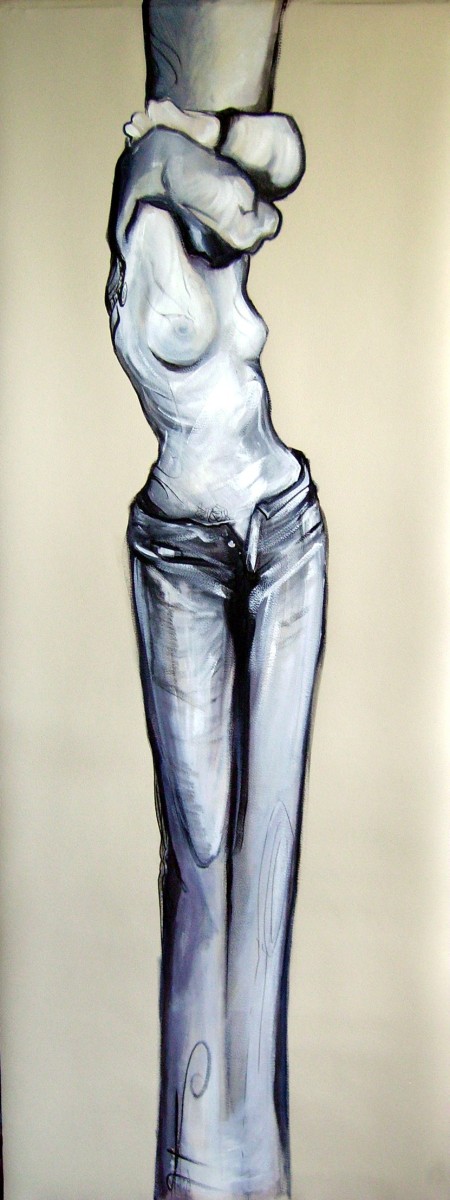 Dryade jean, de Frederique Nanjod The Art Cycle