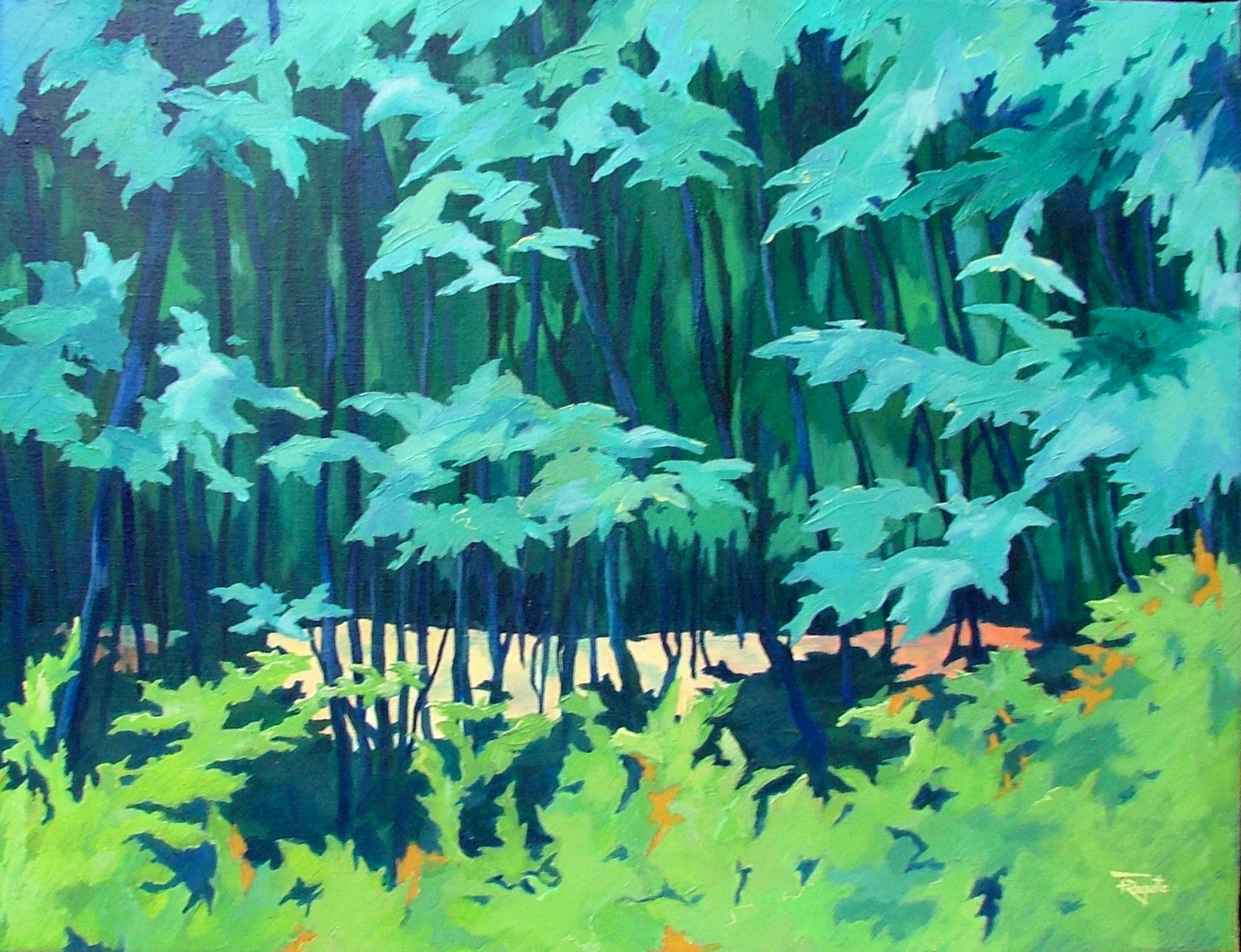 frederiquerouquette connivence peinture paysage theartcycle photo_principale.jpg The Art Cycle