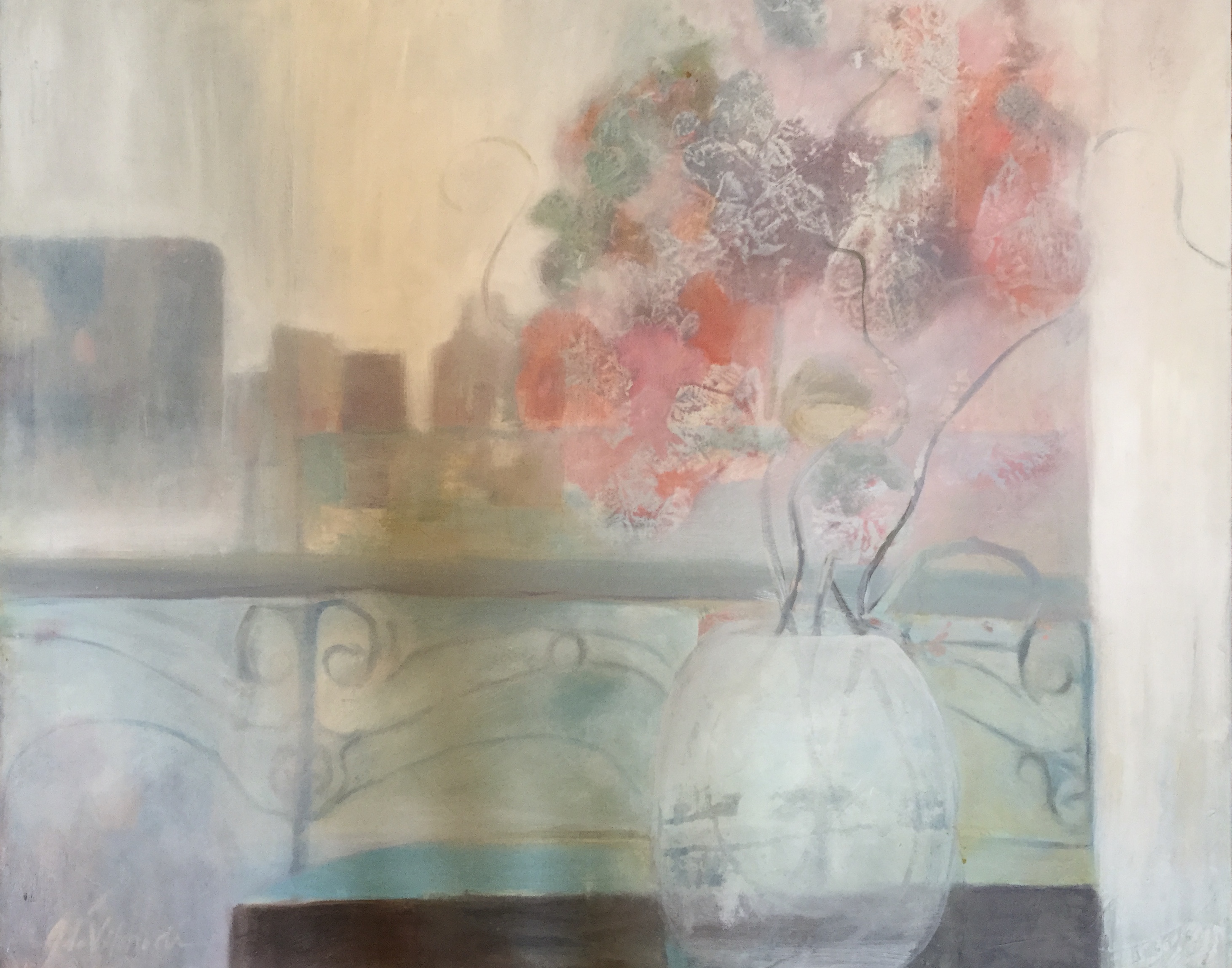 Bouquet à la fenêtre, de Gaetane de Vilmorin The Art Cycle