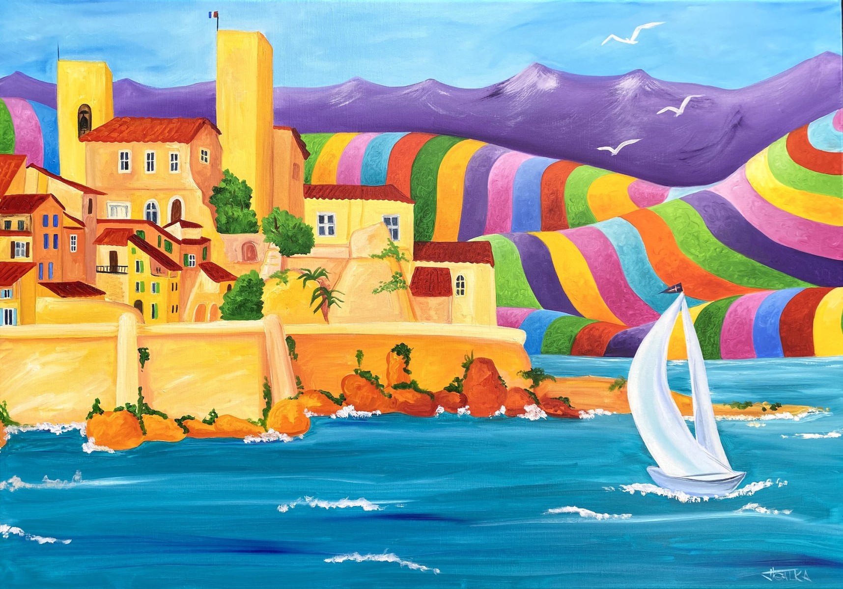 Antibes, de Galka The Art Cycle