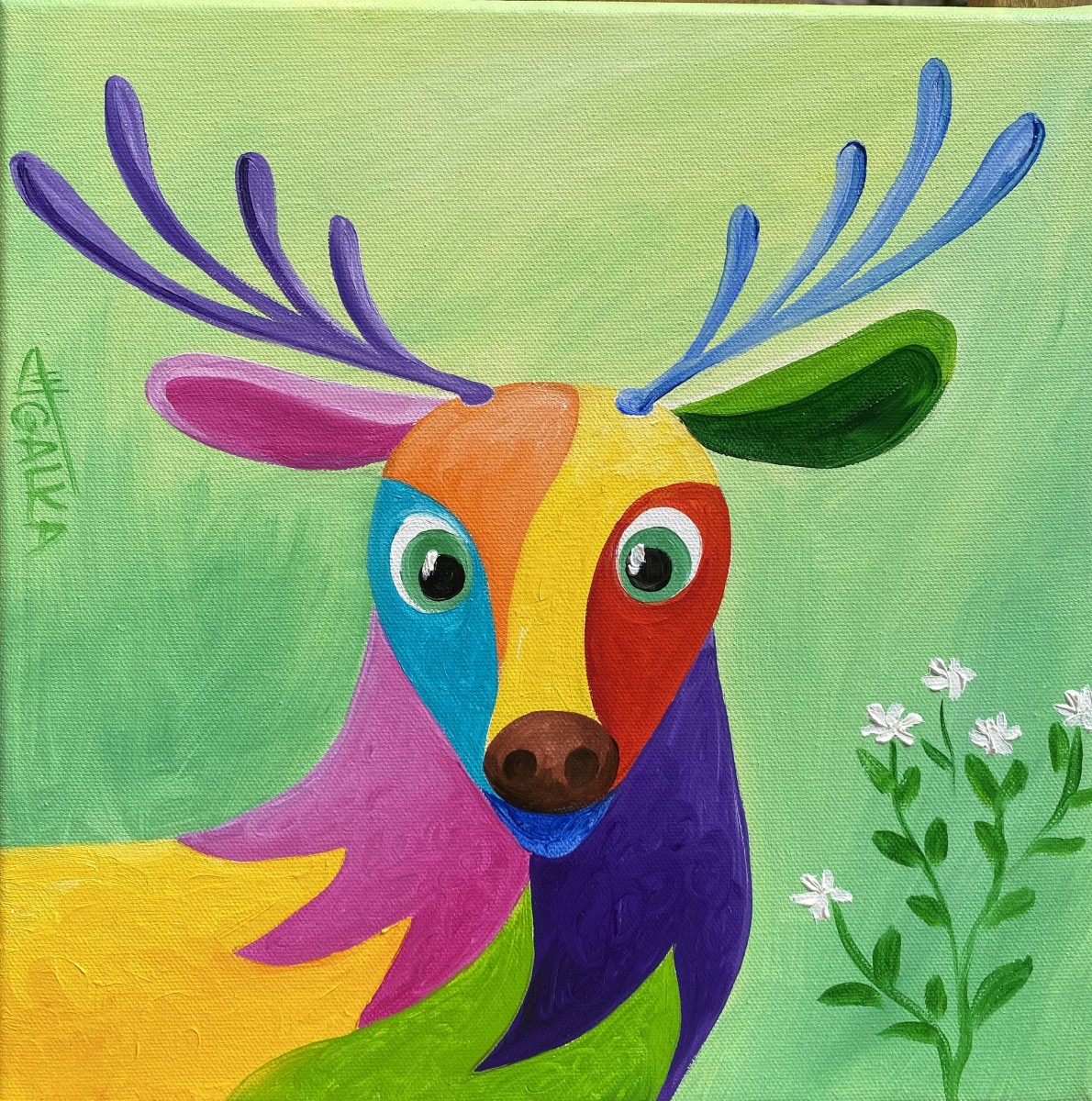 Cerf a35, de Galka The Art Cycle