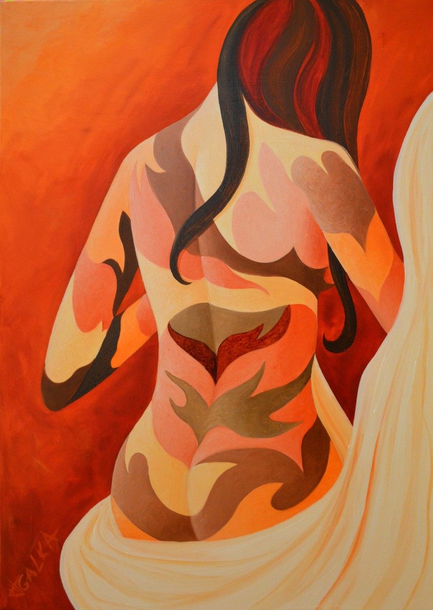 Dos nu, de Galka The Art Cycle