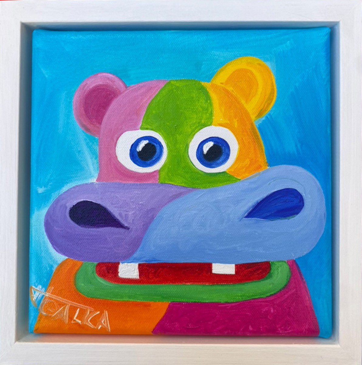 Hippopotame a19, de Galka The Art Cycle