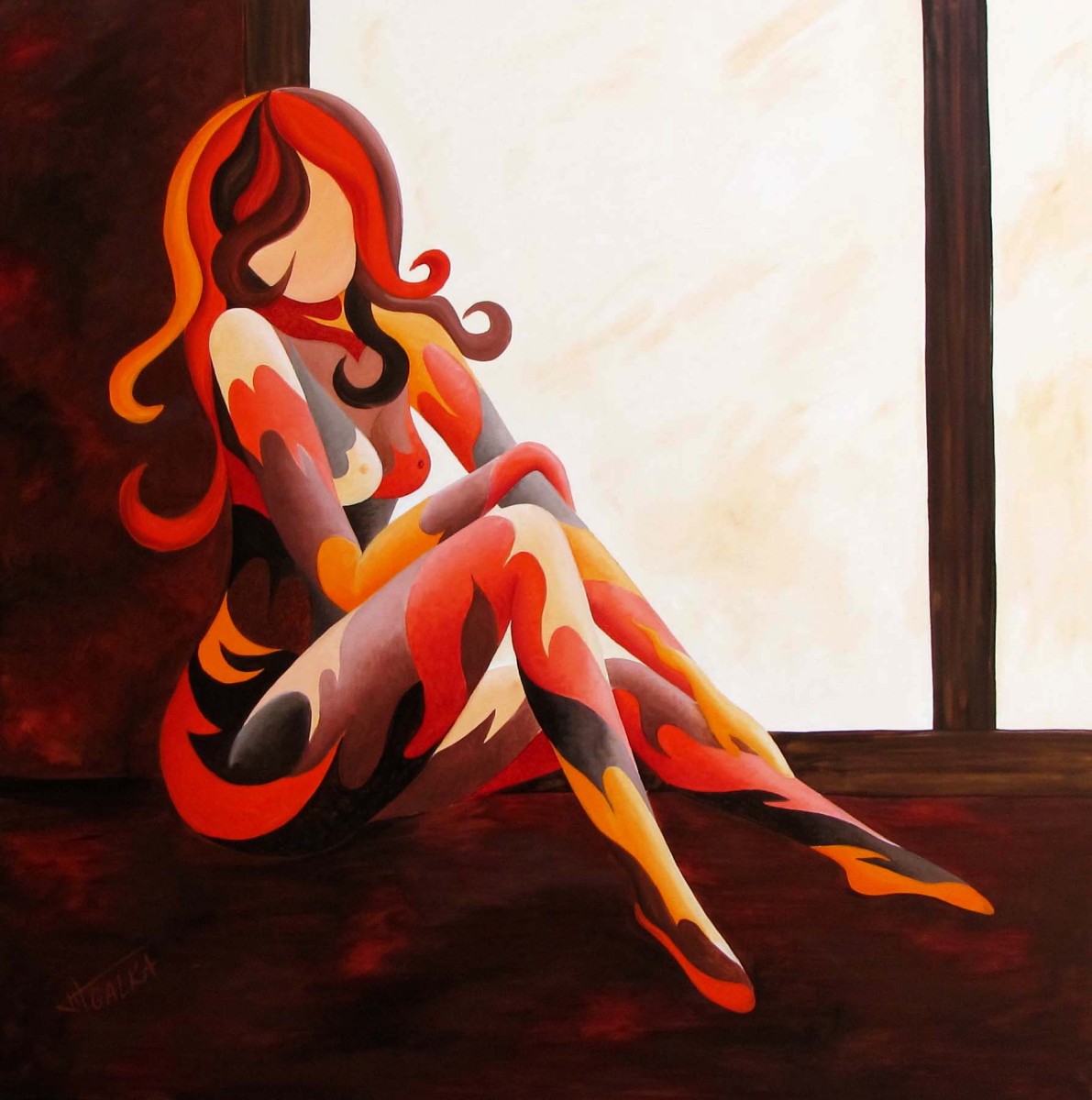I wish you were here, de Galka The Art Cycle