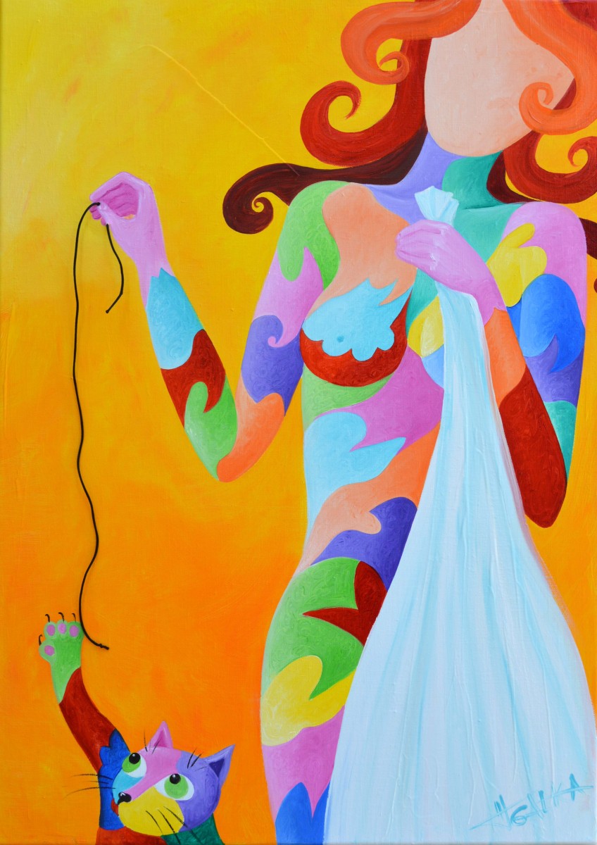 La ficelle, de Galka The Art Cycle