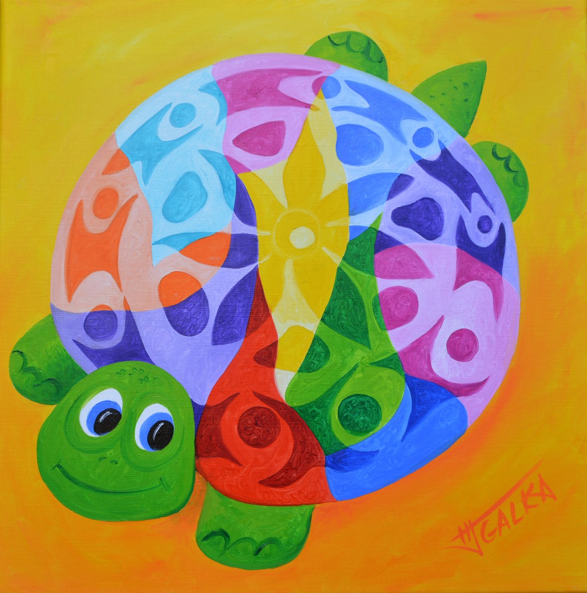 Nina la tortue, de Galka The Art Cycle