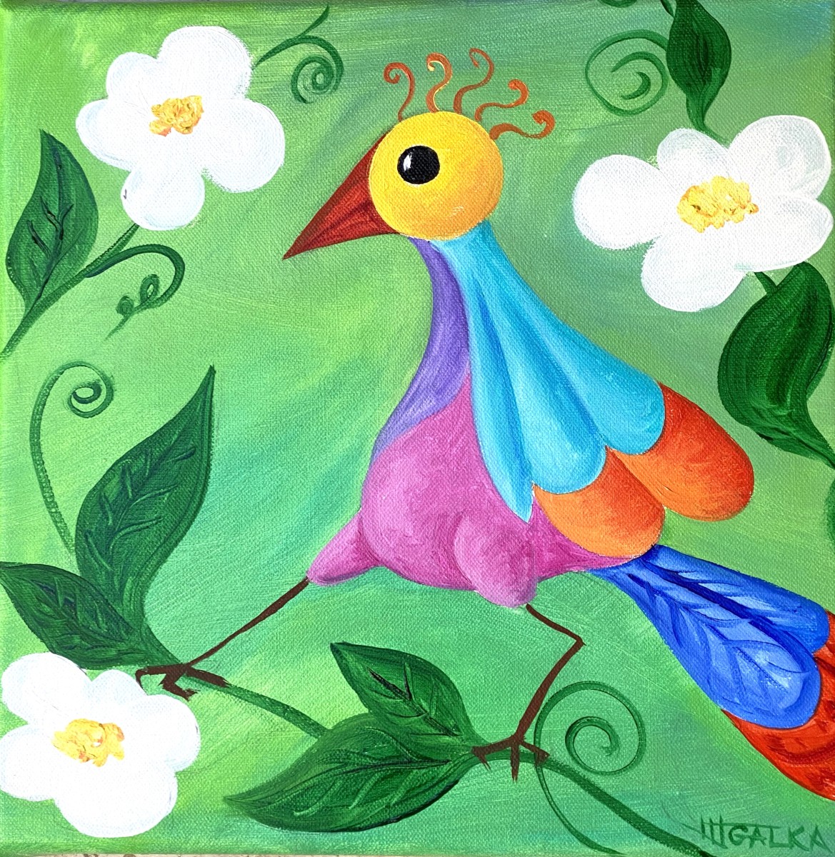 Oiseau a11, de Galka The Art Cycle