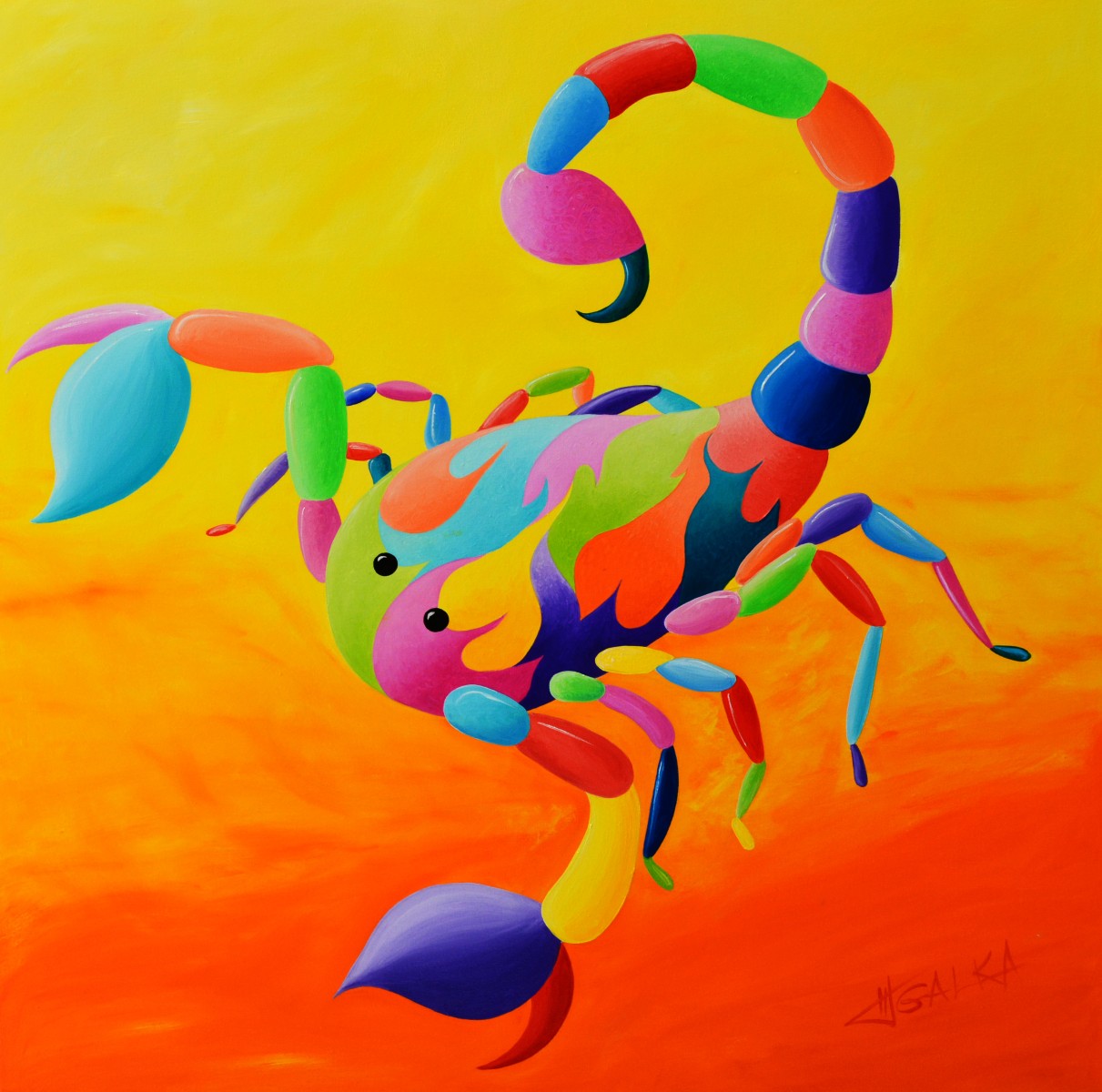 Pascal le scorpion, de Galka The Art Cycle