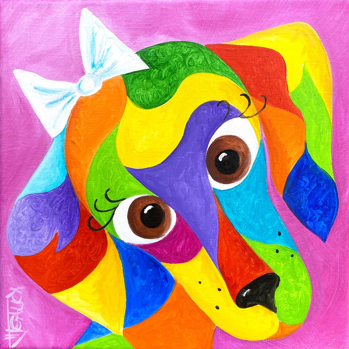 Petite chienne a6, de Galka The Art Cycle