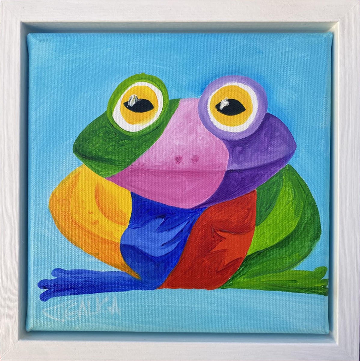 Petite grenouille a18, de Galka The Art Cycle