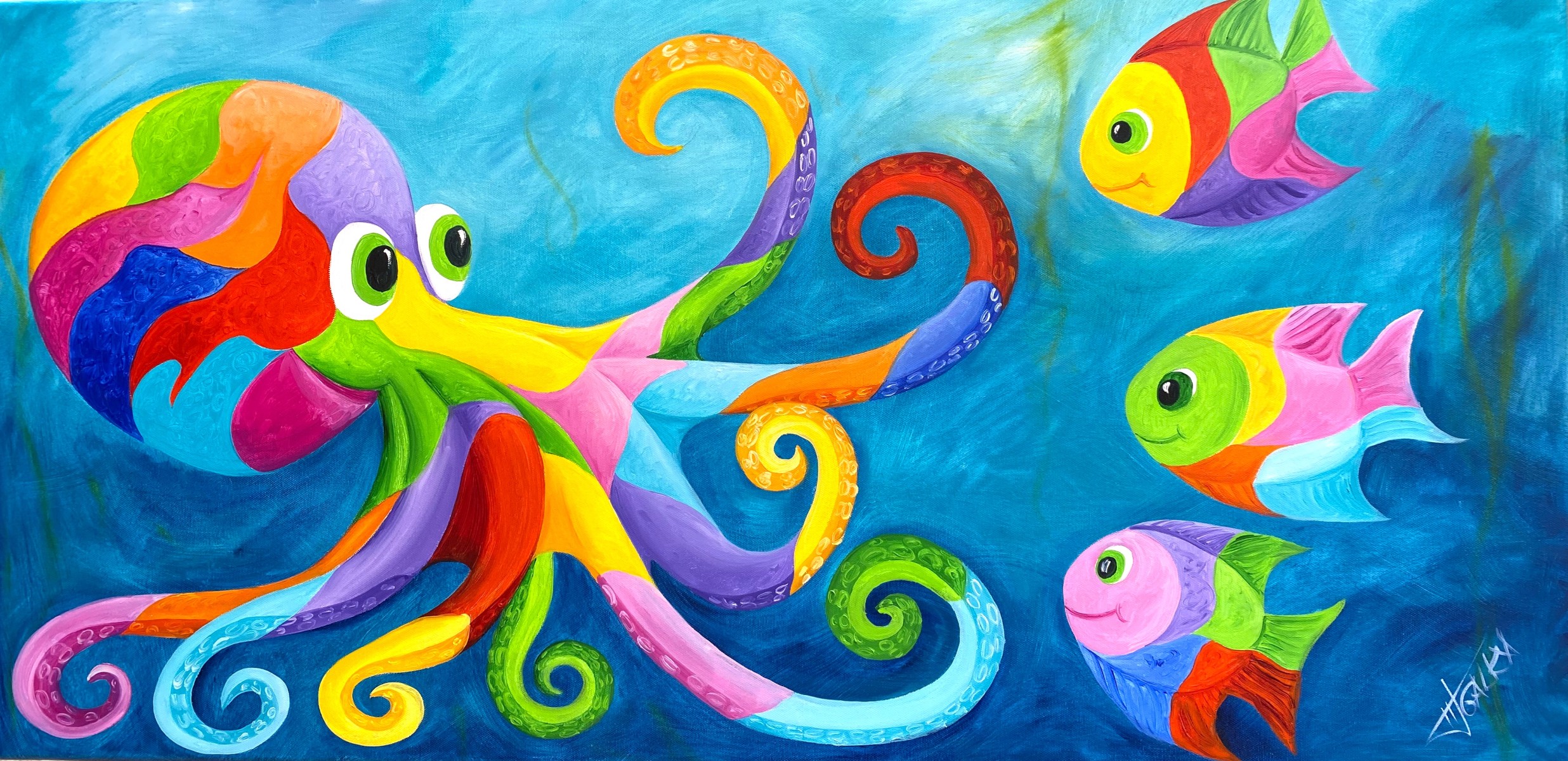 Poulpe art, de Galka The Art Cycle
