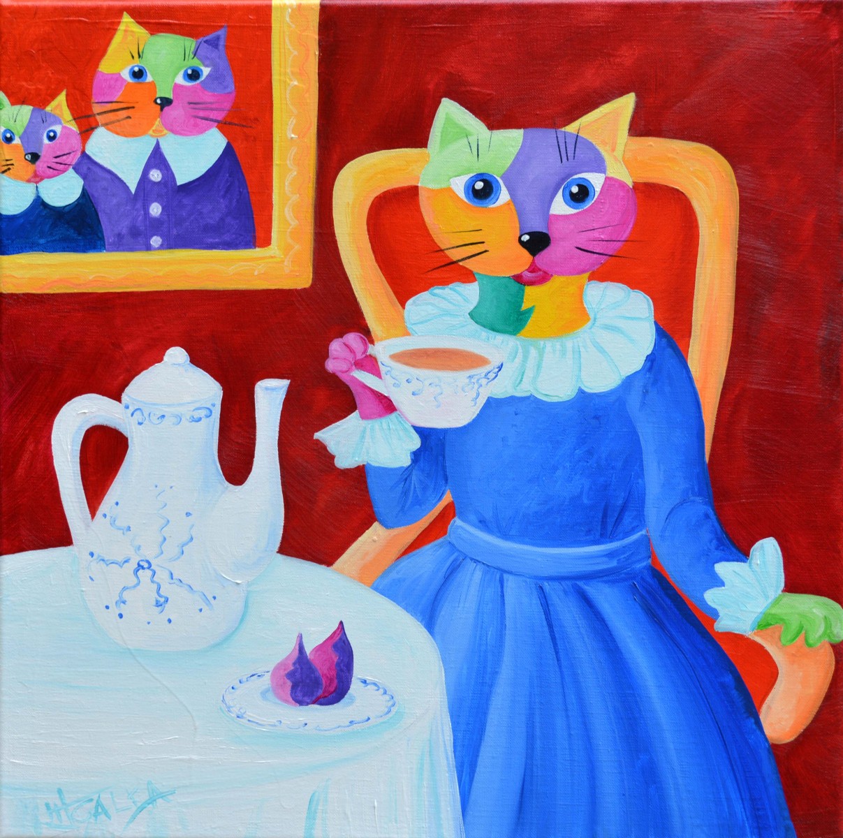 Tea time, de Galka The Art Cycle
