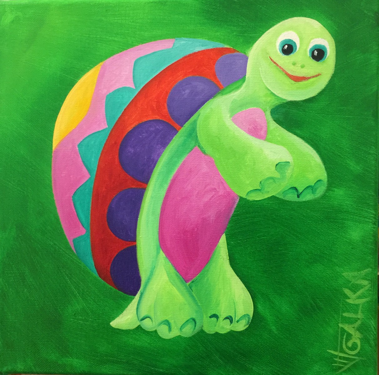 Tortue a2, de Galka The Art Cycle