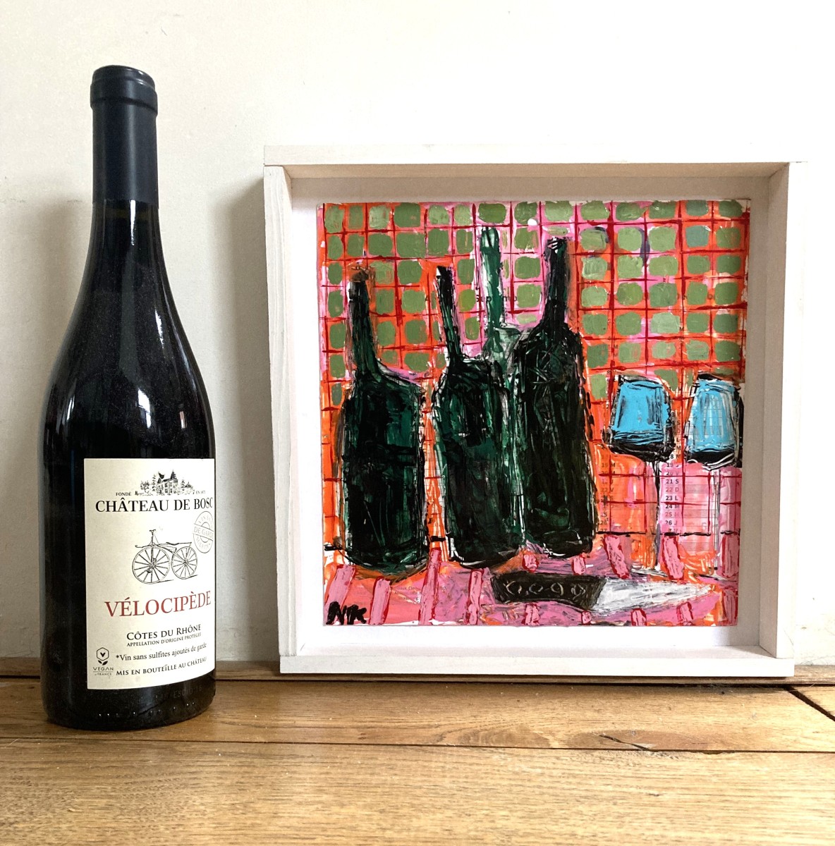 germainhenneka bouteillesadamier theartcycle photo_situation 1889933085.jpeg The Art Cycle