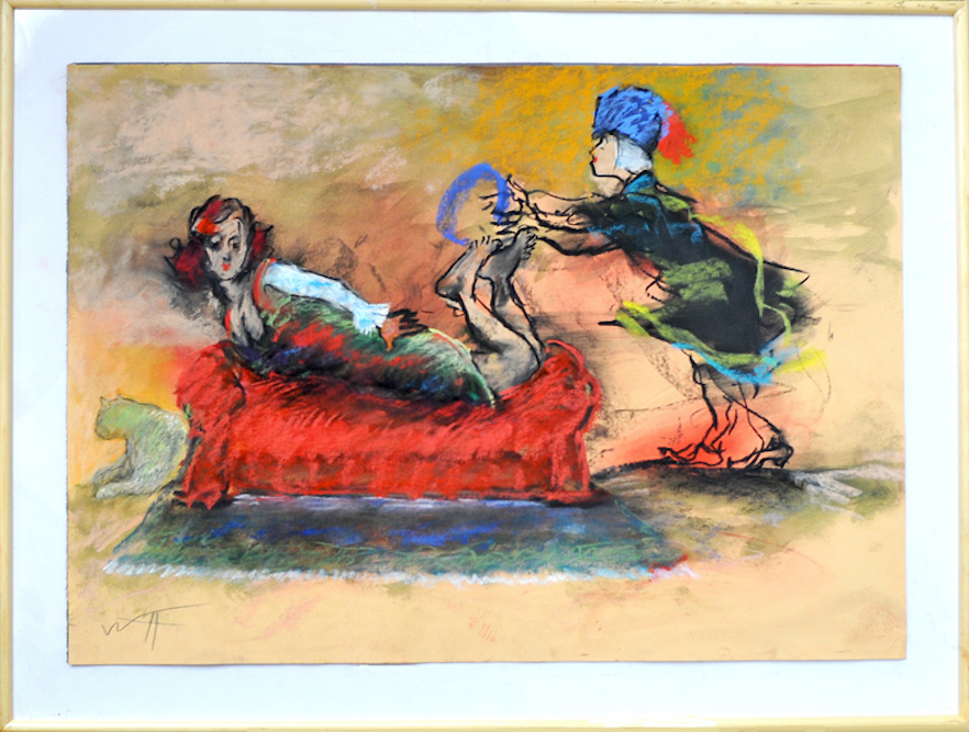 harald_wolff betty_et_claire dessin scene_de_vie theartcycle photo_principale.jpg The Art Cycle