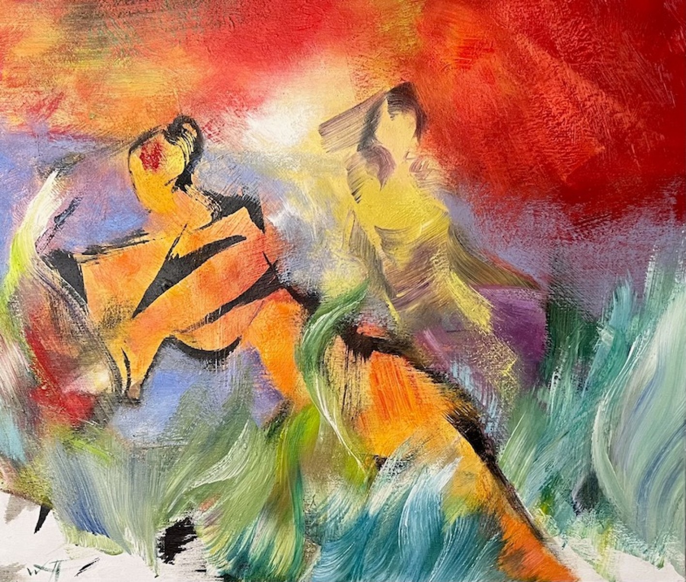Cold beach fire, de Harald Wolff The Art Cycle