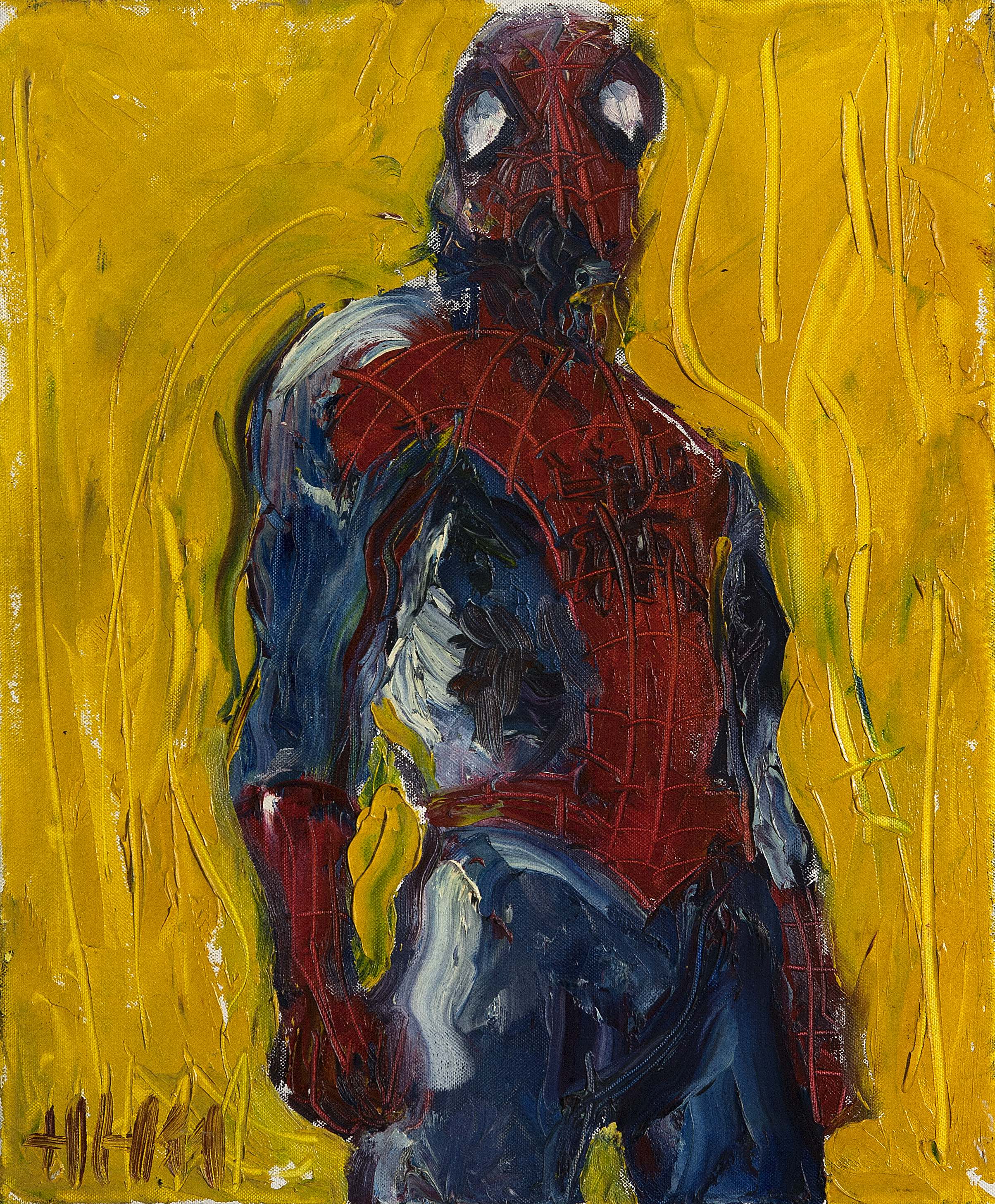 harold spiderman peinture scene_de_vie theartcycle photo_principale.jpg The Art Cycle