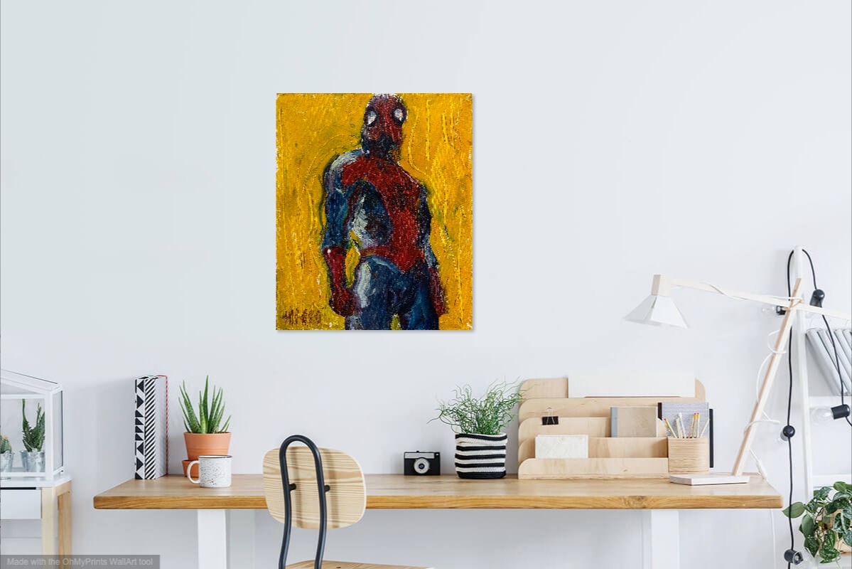 harold spiderman peinture scene_de_vie theartcycle photo_situation.jpg The Art Cycle