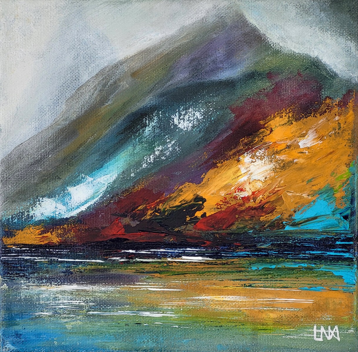 Lac de Roselend, de Helena Monniello The Art Cycle