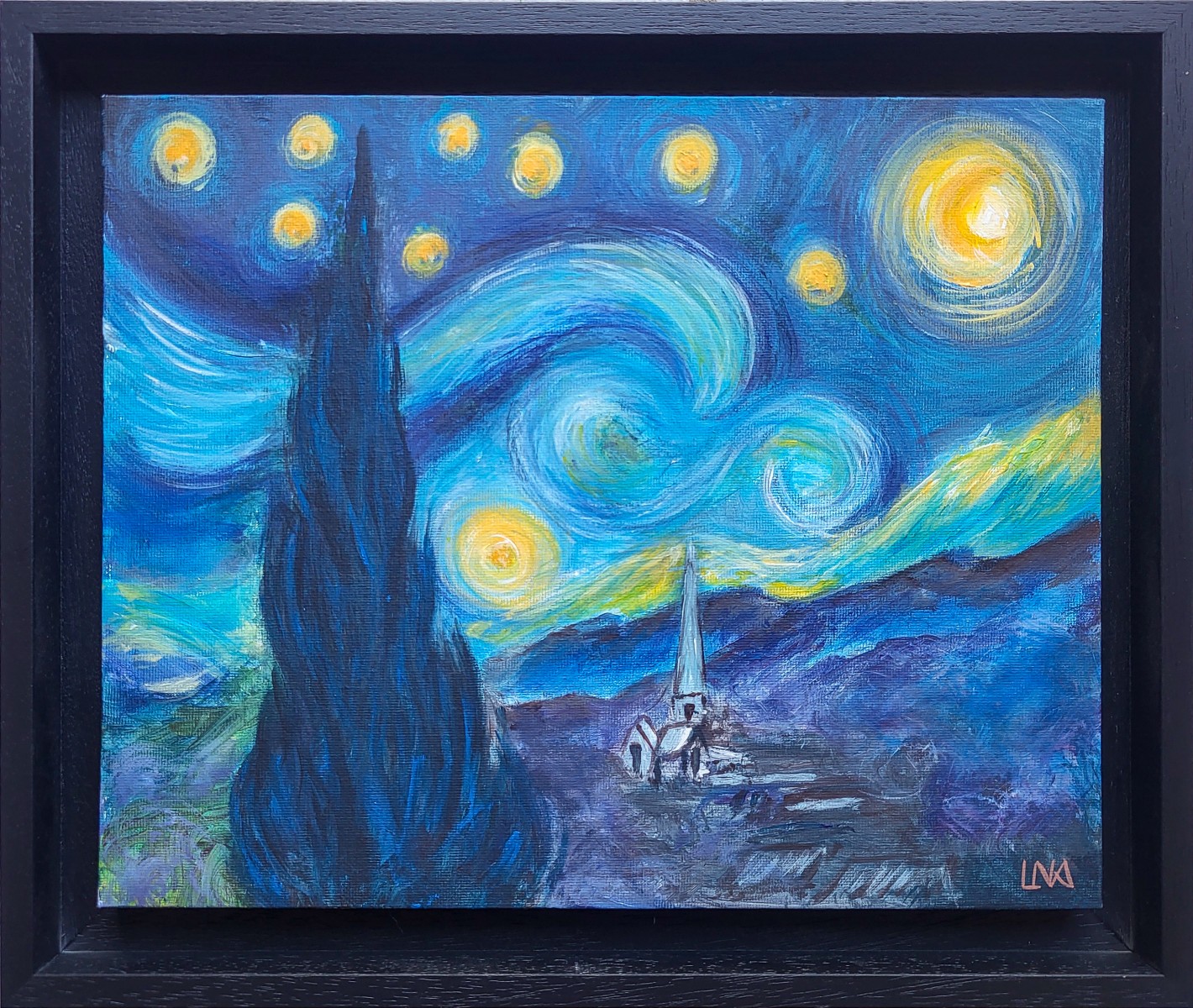 Nuit à la campagne 2, de Helena Monniello The Art Cycle