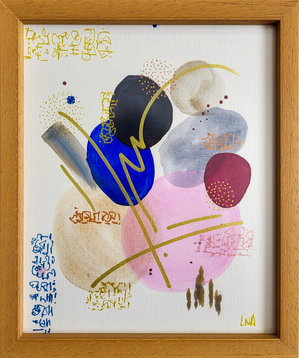 Tableaux abstraits de l'artiste peintre Helena Monniello