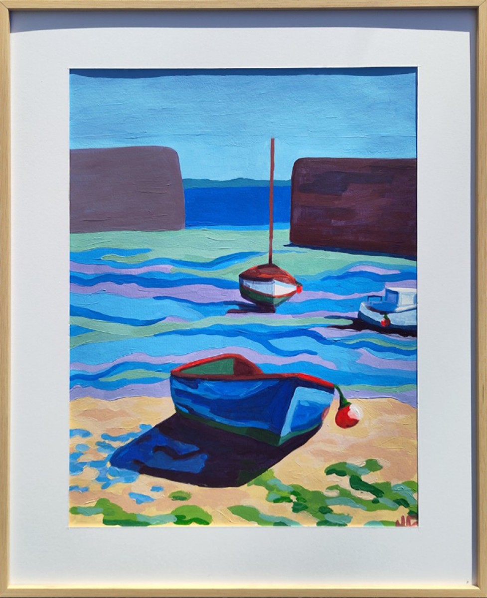 Sunny harbour, de HF Paintings The Art Cycle