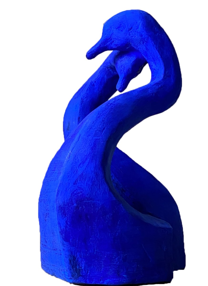 Couple de Cygnes bleus, de Hiam Demeulenaere The Art Cycle