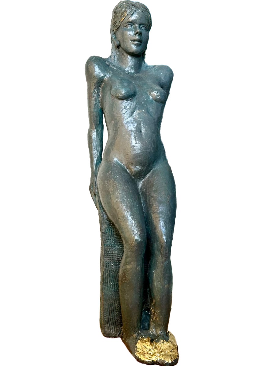 Sculpture "Nu" Claudia Terre cuite, de Hiam Demeulenaere The Art Cycle