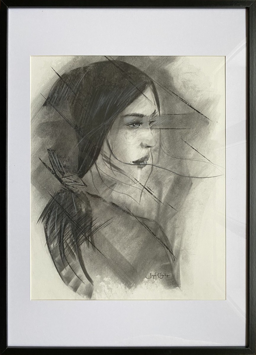Indian girl, de Jean Kinsella The Art Cycle